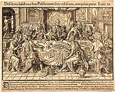 'The Last Supper,' woodcut by Monogrammist AL