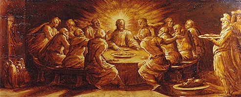 'The Last Supper' painting by Giorgio Vasari II