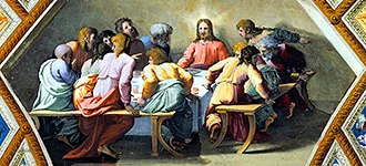 'The Last Supper' painting by Raphael