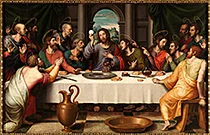 'The Last Supper' painting by Juan de Juanes