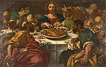 'The Last Supper' drawing/painting by Bartolomeo Schedoni