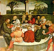 'The Last Supper' painting by Lucas Cranach the Elder