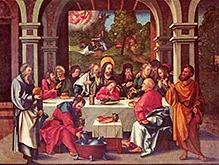 'The Last Supper' painting by Hans Leonhard Schäufelein