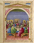 'The Last Supper' painting by Taddeo Crivelli