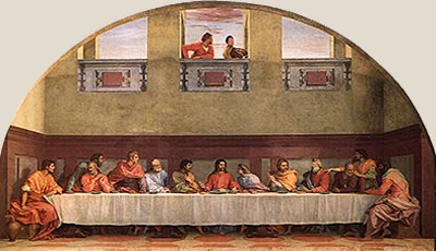 'The Last Supper' painting by Andrea del Sarto