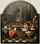 'The Last Supper' painting by Margareta Capsia
