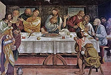 'The Last Supper' painting by Francesco da Milano