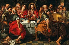 'The Last Supper' painting by Artus Wolffort
