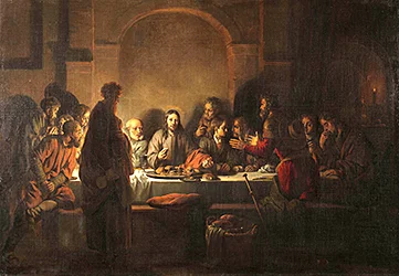'The Last Supper' painting by Gerbrand van den Eeckhout