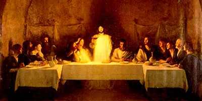 'The Last Supper' painting by Pascal Dagnan-Bouveret