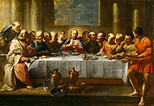 'The Last Supper' painting by Giovanni Domenico Ferretti