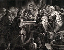 'The Last Supper' engraving by Pierre Landry