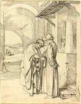 'Peter Paying the Temple Tax' drawing by Naeke