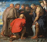 'Saint Peter Finding the Tribute Money' painting by Peter Paul Rubens