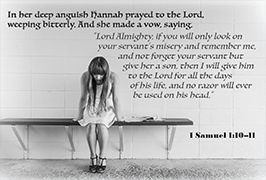 Click to enlarge Warren Camp's Scripture picture of 1 Samuel 1:10–11 NIV. Warren Camp's Scripture picture of 1 Samuel 1:10–11 NIV