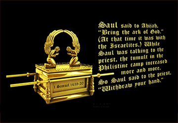 Click to enlarge Warren Camp's Scripture picture of 1 Samuel 14:19–20 NIV. Warren Camp's Scripture picture of 1 Samuel 14:19–20 NIV