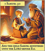 Click to enlarge Warren Camp's Scripture picture of 1 Samuel 3:1 NIV. Warren Camp's Scripture picture of 1 Samuel 3:1 NIV