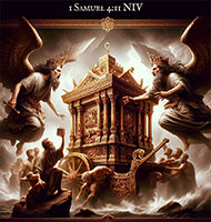 Click to enlarge Warren Camp's Scripture picture of 1 Samuel 4:11 NIV. Warren Camp's Scripture picture of 1 Samuel 4:11 NIV