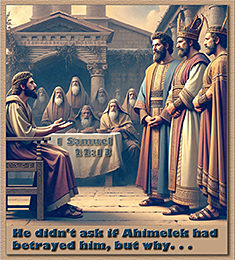 Click to enlarge Warren Camp's Scripture picture of 1 Samuel 22:13. Warren Camp's Scripture picture of 1 Samuel 22:13