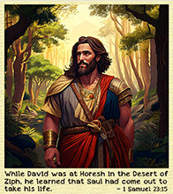 Click to enlarge Warren Camp's Scripture picture of 1 Samuel 23:15. Warren Camp's Scripture picture of 1 Samuel 23:15