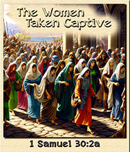Click to enlarge Warren Camp's Scripture picture of 1 Samuel 30:2a NIV. Warren Camp's Scripture picture of 1 Samuel 30:2a NIV