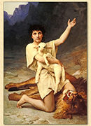 Click to enlarge Warren Camp's picture of Elizabeth Jane Gardner's c. 1895 oil painting of 'The Shepherd David.' Warren Camp's picture of Elizabeth Jane Gardner's c. 1895 oil painting of 'The Shepherd David'
