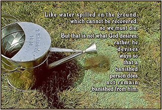 Click to enlarge Warren's custom Scripture picture of Warren's custom Scripture picture of 2 Samuel 14:14 Warren's custom Scripture picture of 2 Samuel 14:14