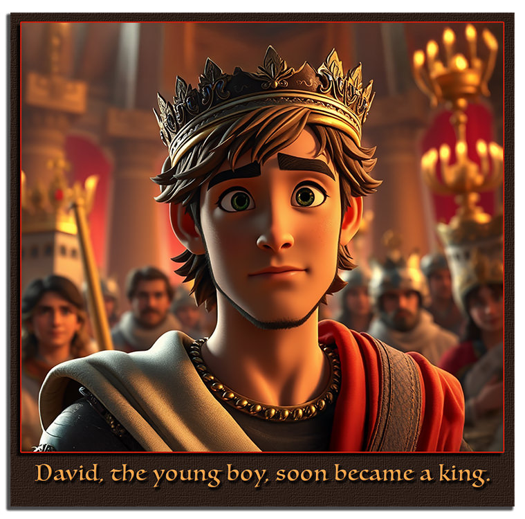 Below, see how Warren Camp accurately characterizes this passage. 'Young Boy, David, Soon to Become King'