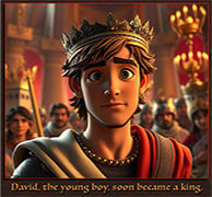 Click to enlarge this artwork of young boy, David, from Sunday School Works! Artwork of young boy, David, from Sunday School Works!