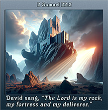 Click to enlarge Warren's custom Scripture picture of 2 Samuel 22:2. Warren's custom Scripture artwork of 2 Samuel 22:2